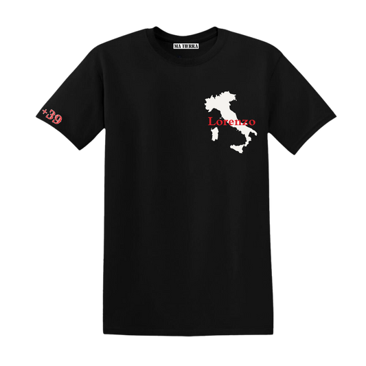 T-Shirt Villes de d'Italie - Personnalisable