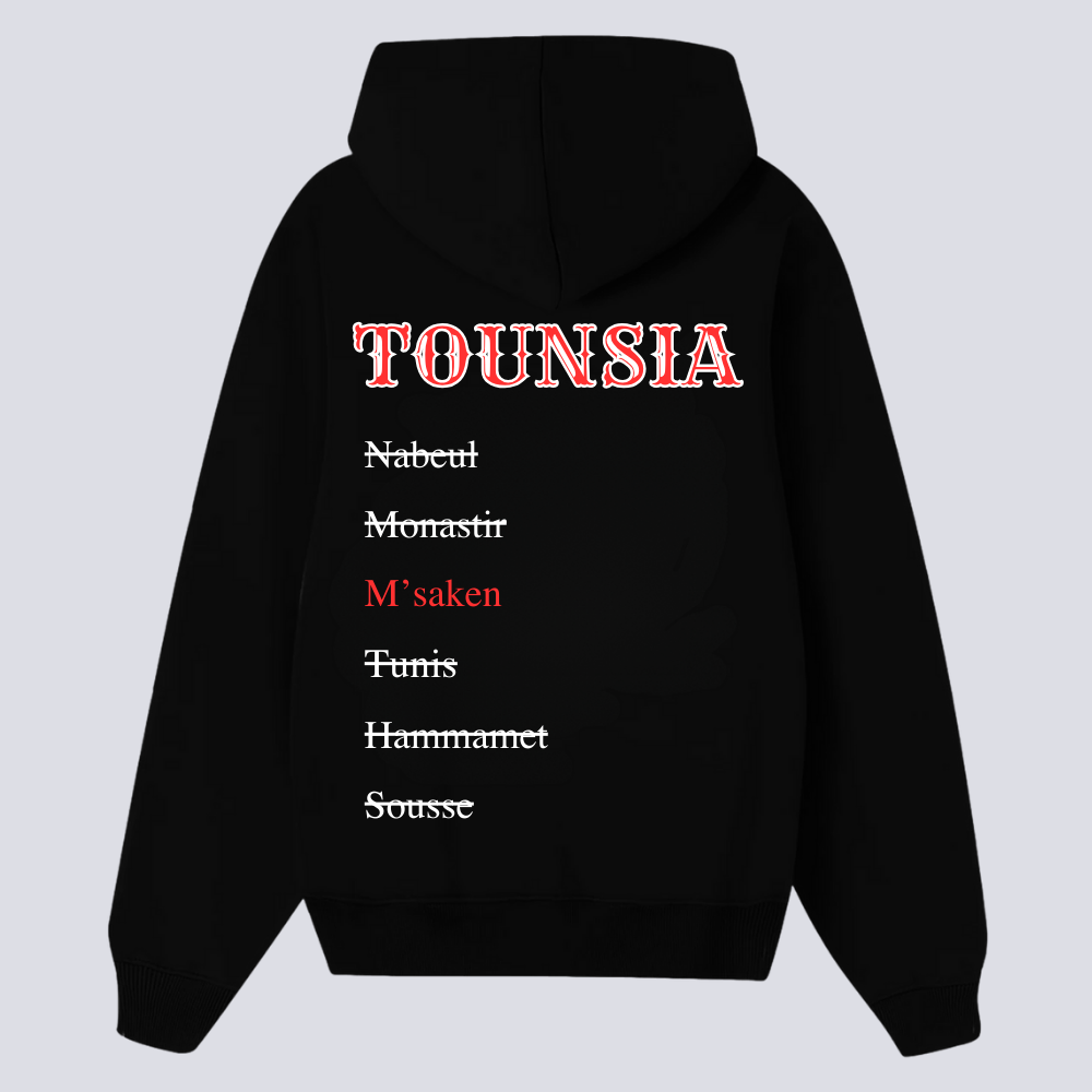 Sweat Villes de Tunisie - Personnalisé