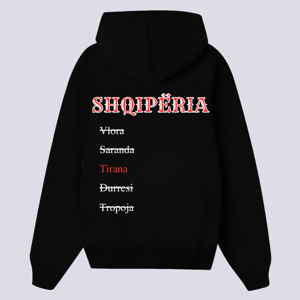 Sweat Villes d'Albanie - Personnalisé