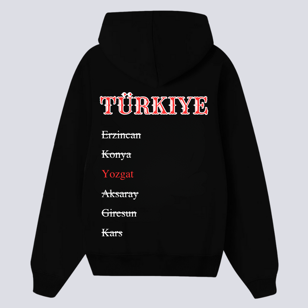 Sweat Villes de Turquie - Personnalisé