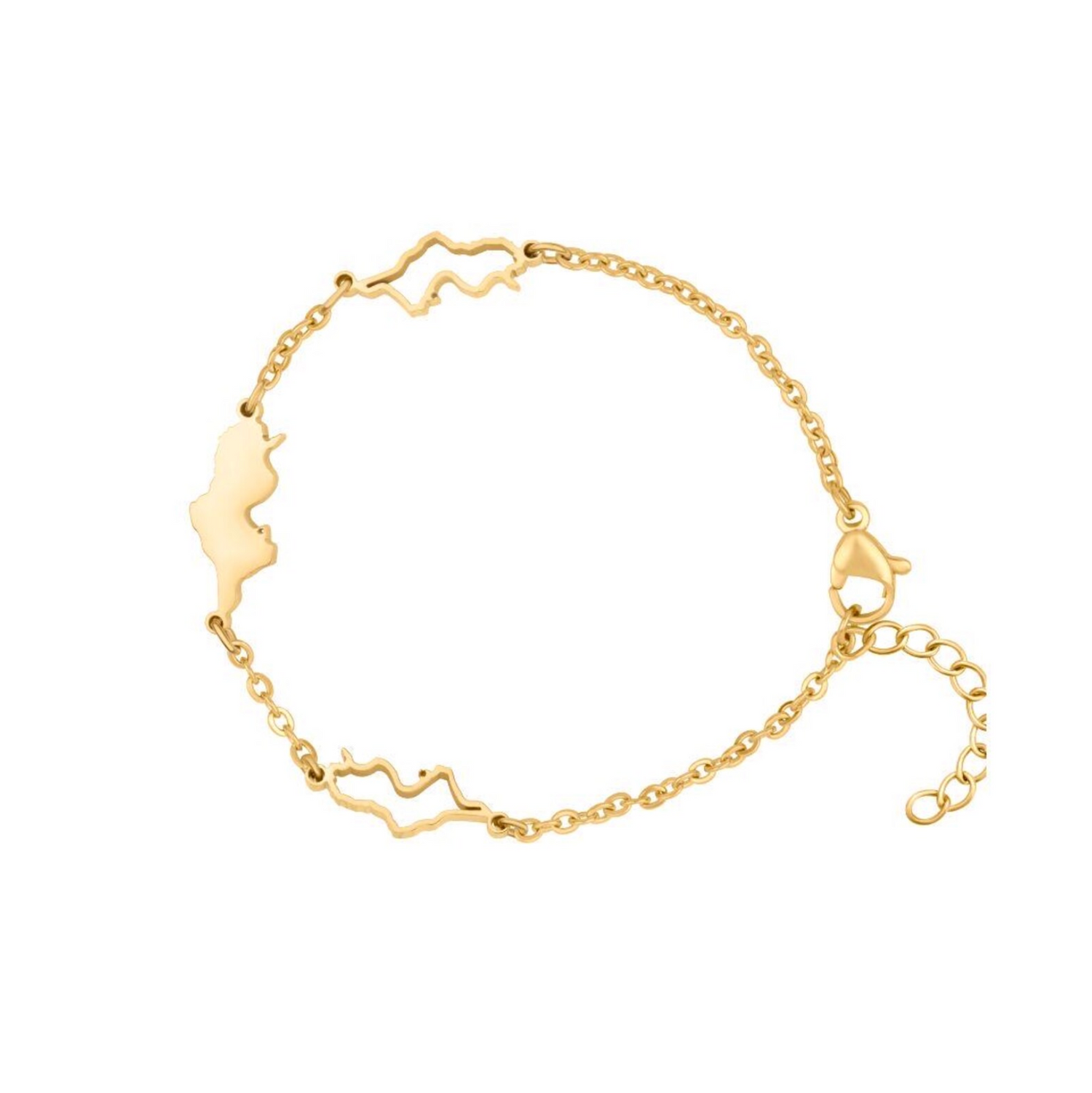 Bracelet Carte de Tunisie