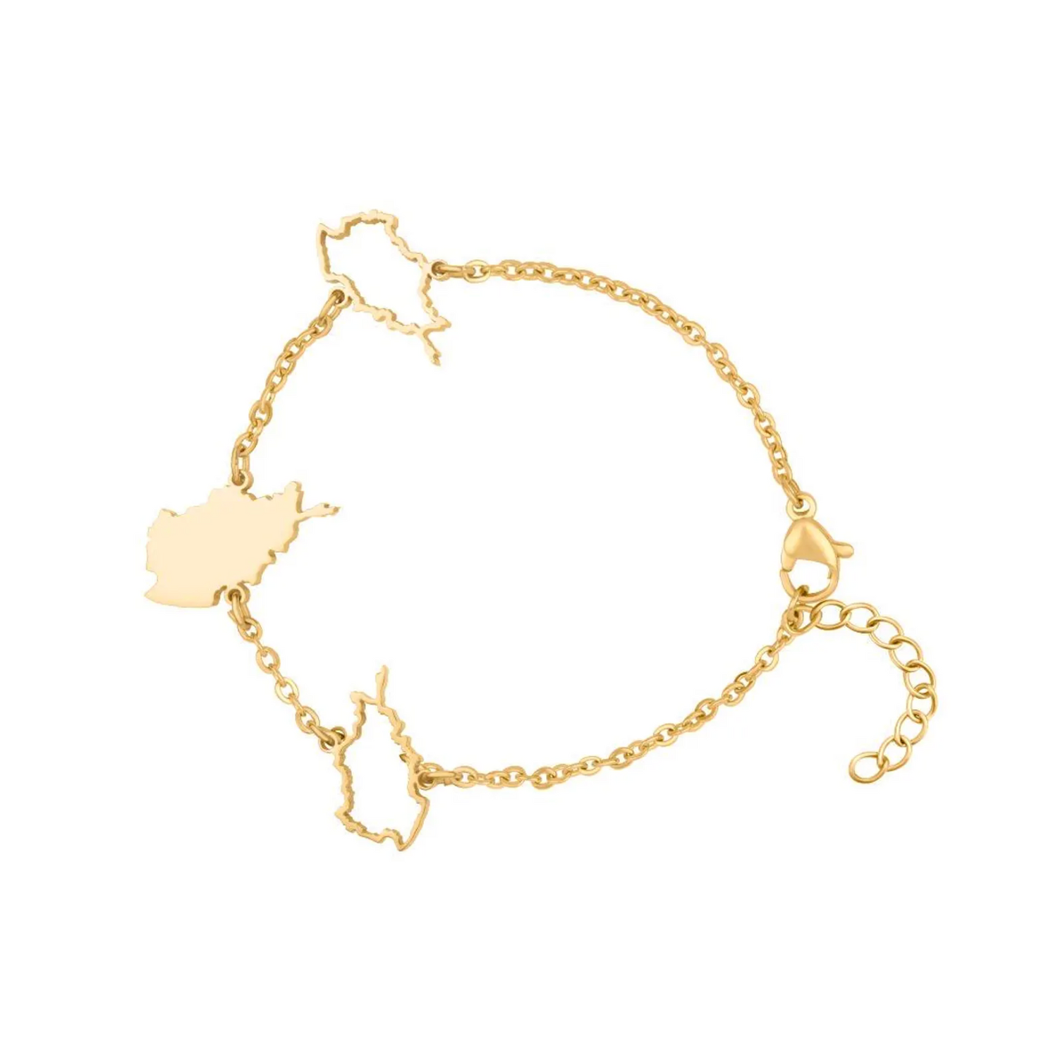 Bracelet Carte d'Afghanistan