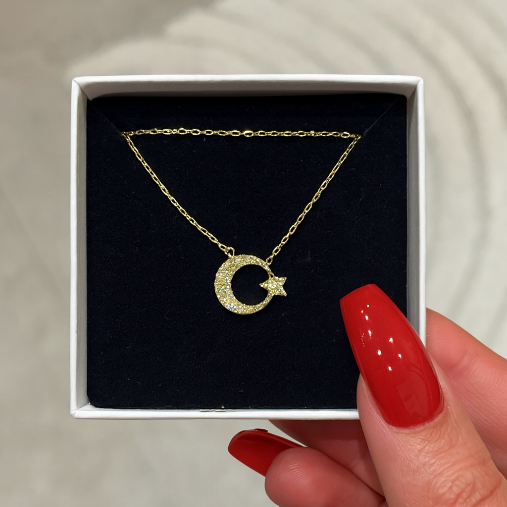 Collier Hilal Yıldızı